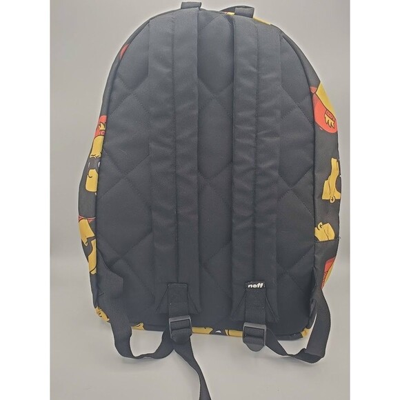 NEFF The Simpsons Bart Steeze Backpack Black Nylon Bookbag Rucksack 2015 - Picture 2 of 10